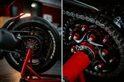 パーツ 42T P525 CNC Racing rear sprocket Rear Transmission Kit Ducati Multistrada V4 Pikes Peak