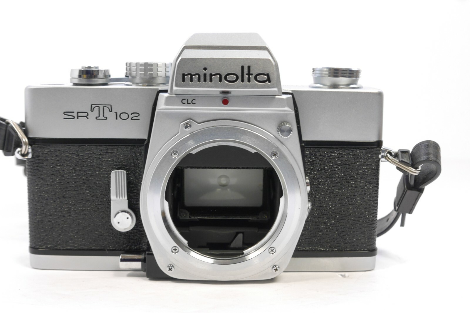 MINOLTA SRT 102 35mm SLR Film Camera w/ Rokkor-X 50mm 1.7 WORKING TESTED VGUC