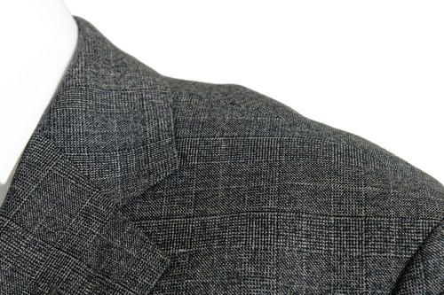 Pre-owned Hugo Boss Men's "johnstons5/lenon1" Regular Fit Gray 100% Wool Two Button Suit