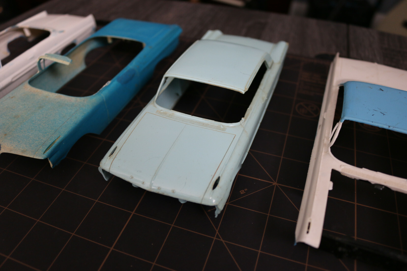 Vintage AMT Model Body LOT for Restoration or Parts -  Pontiac - Ford