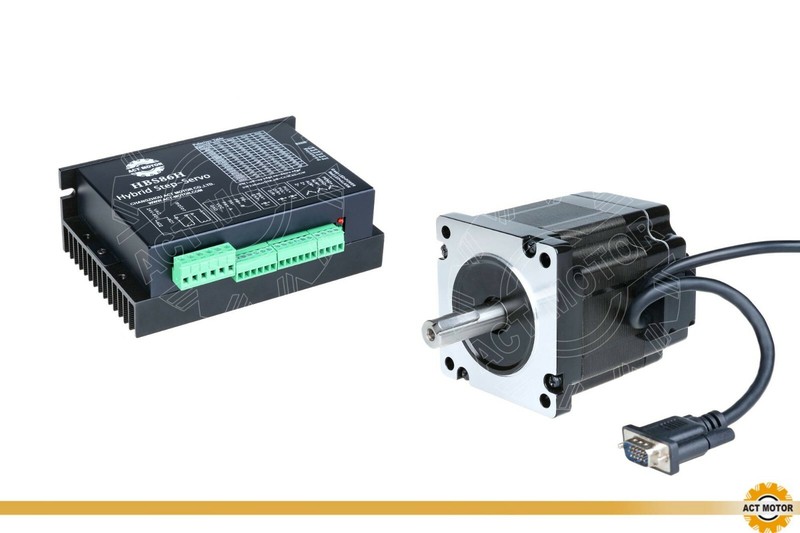 Nema34 34ssm8460-Ec1000 Closed Loop Schrittmotor 6a 5nm Î¦14+Treiber Hs86h V4.0