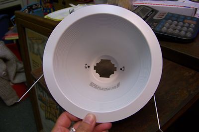 new Capri Lighting RBC30WM 6 Inch Baffle With Torsion Springs; Full White