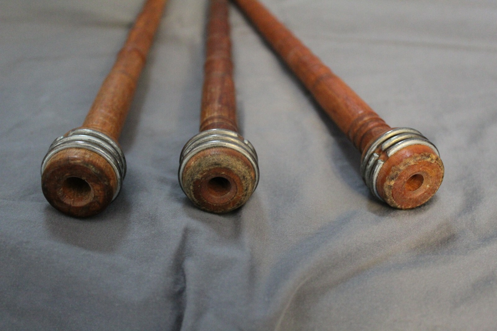 Vintage Textile Mill Wooden Spool Bobbin Quill