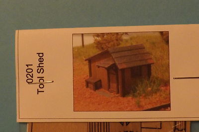 TOOL SHED N SCALE by gc laser # 0201