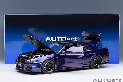 Autoart Nissan Skyline GT-R (R34) Z-tune (Midnight Purple) 1/18 New Release!