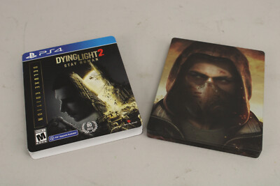 Dying Light 2 Stay Human Deluxe Edition PS4 SteelBook & Slipcover Only No Game!