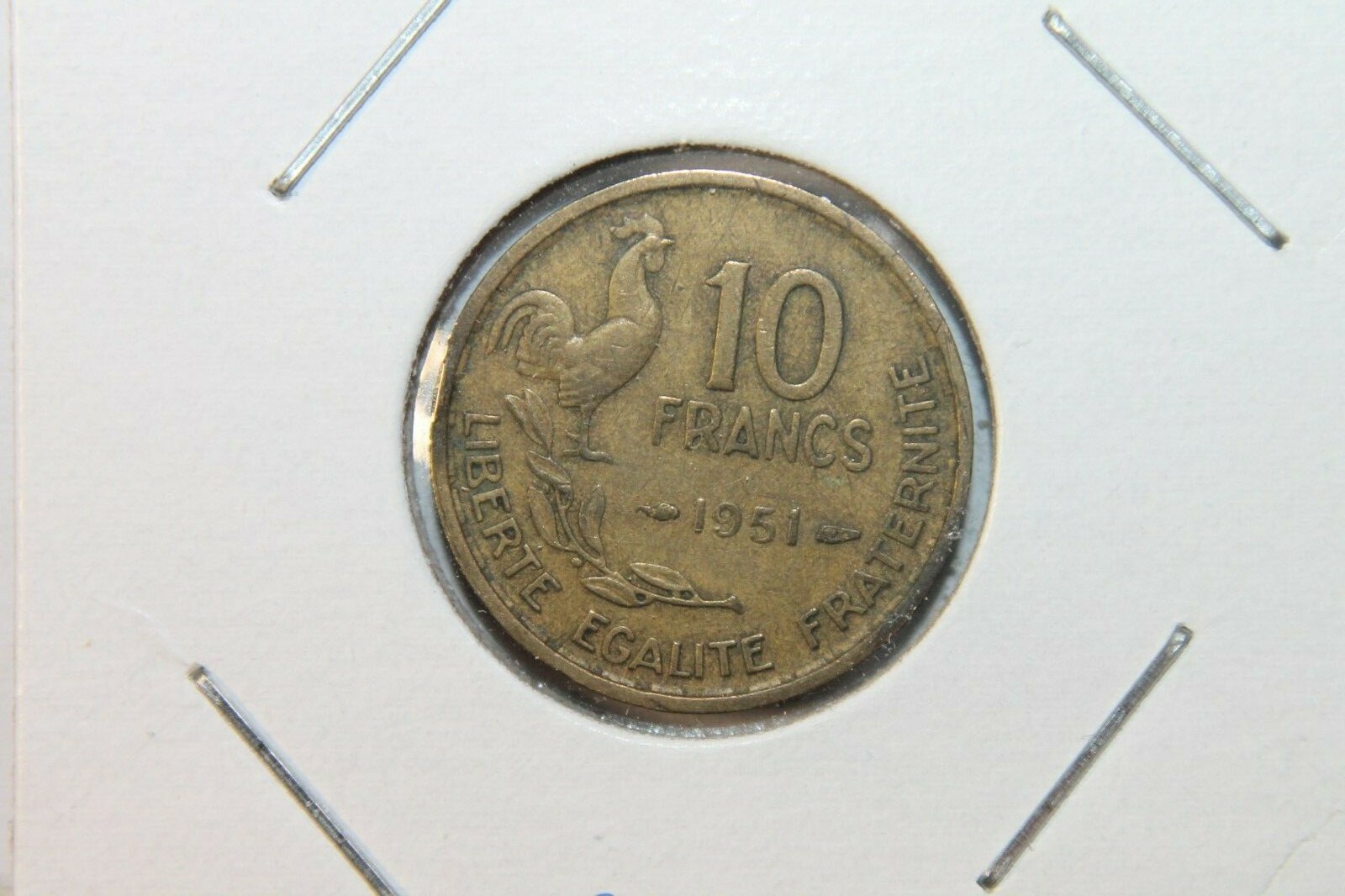 フランス 10 FRANCS 1951年 硬貨 10 francs 1951, France - Coin value - uCoin.net