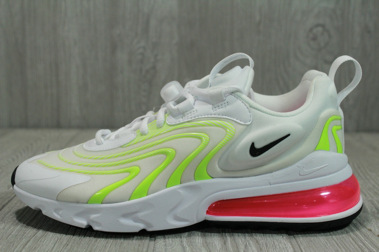 61 Nike Air Max 270 React Eng Womens Size 7 Shoes CK2608 100 White | eBay