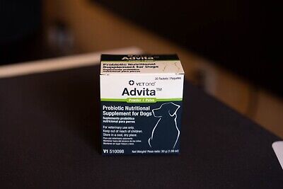 Advita Powder Probiotic Nutritional Supplement for Dogs Box of 30 packets VetOne