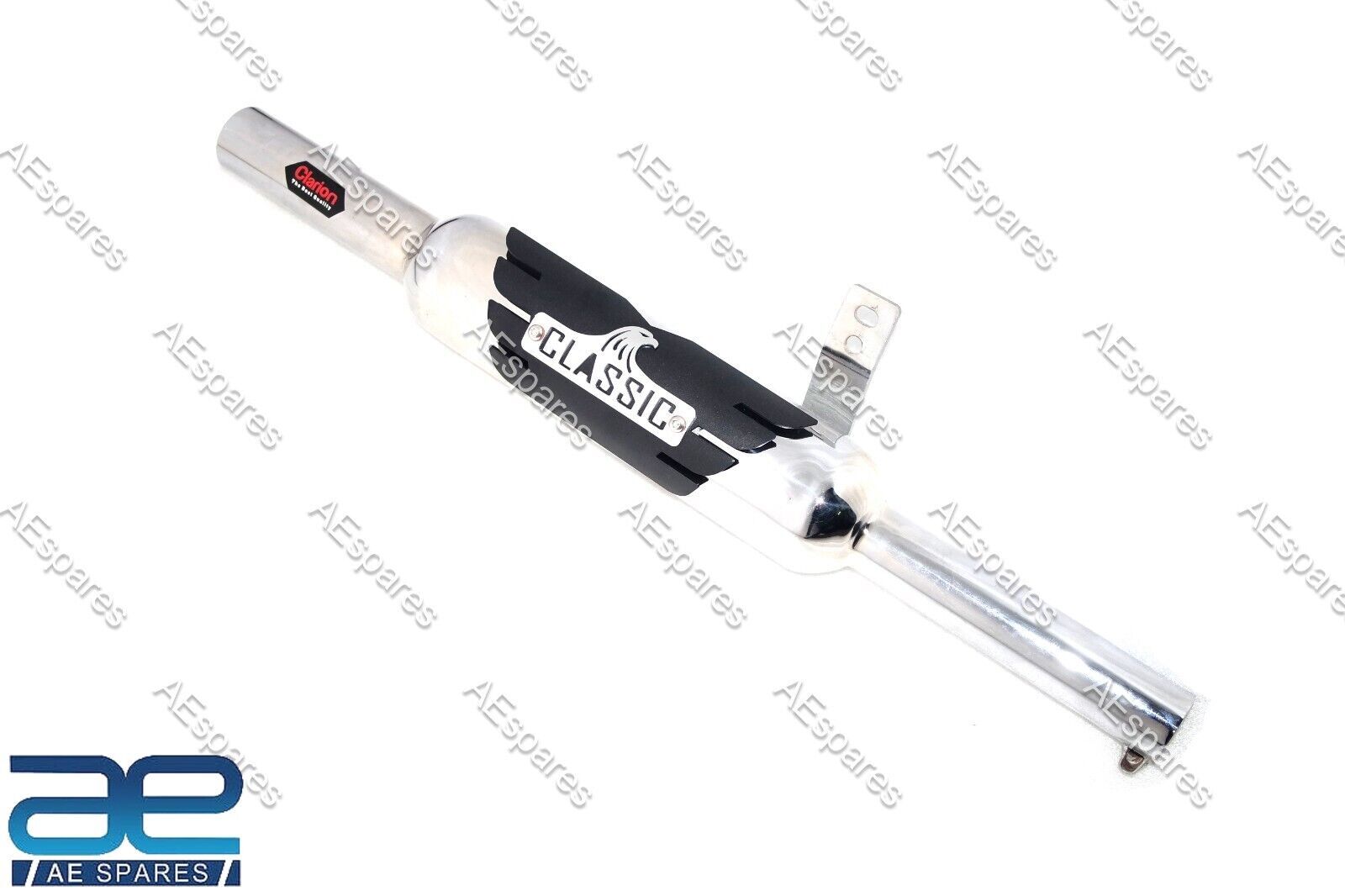 Exhaust Silencer Steel Chrome For Royal Enfield  New Classic Reborn 350 