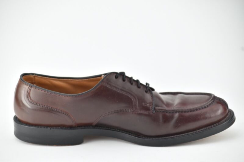 ALLEN EDMONDS 9C #8 SHELL CORDOVAN BRADLEY SPLIT TOE DRESS ALLEN EDMONDS 9C #8 SHELL CORDOVAN BRADLEY SPLIT TOE DRESS