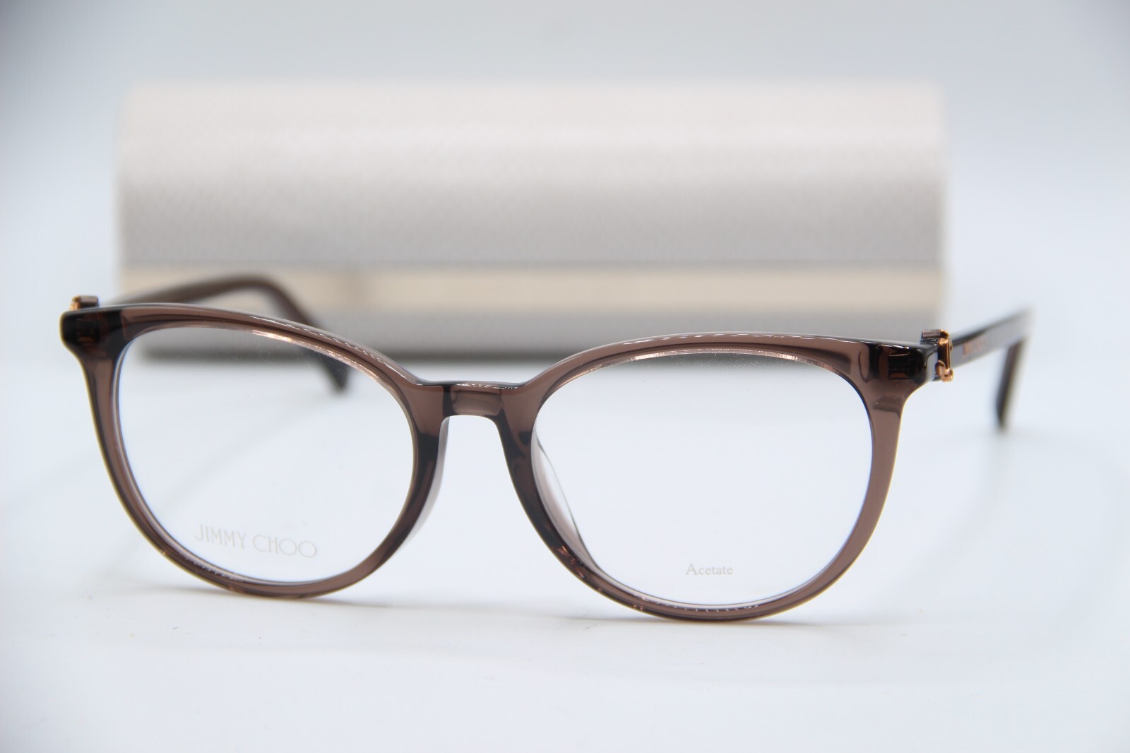 NEW JIMMY CHOO JC369/F 09Q BROWN AUTHENTIC DESIGNER