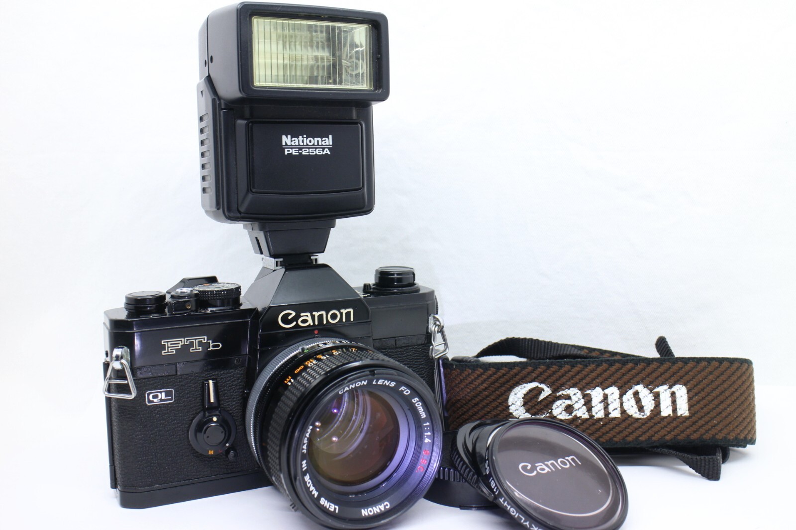 Exc+5 ] Canon FTb QL film camra w/ FD 50mm f/1.4 S.S.C. Lens
