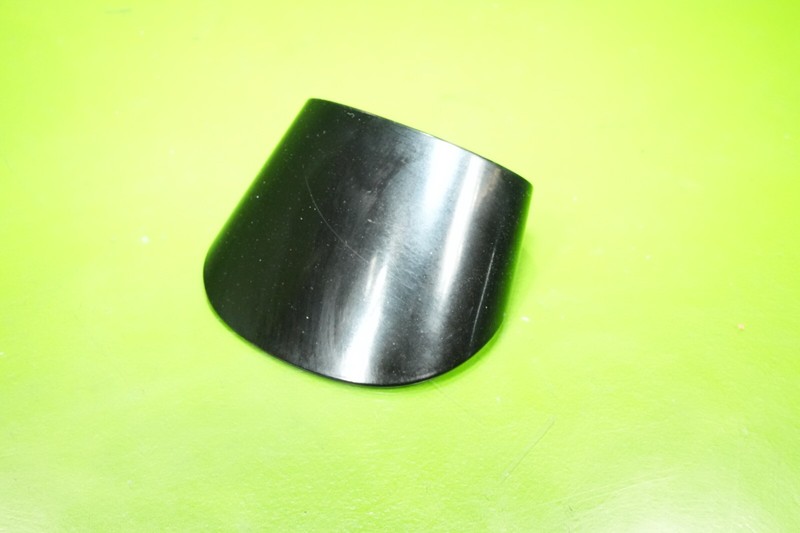 00-06 Audi TT OEM driver left door side mirror mount cover panel trim black Mk1