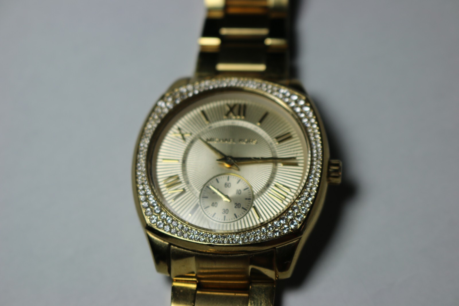 【美品】MICHEAL KORS MK6134 時計 MICHAEL KORS BRYN WOMEN'S MK 6134 GOLD TONE 40mm Stainless