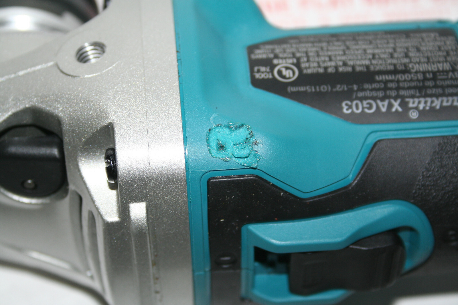 Makita XAG03Z (A Grade) 18V Li-Ion Brushless 4-1/2