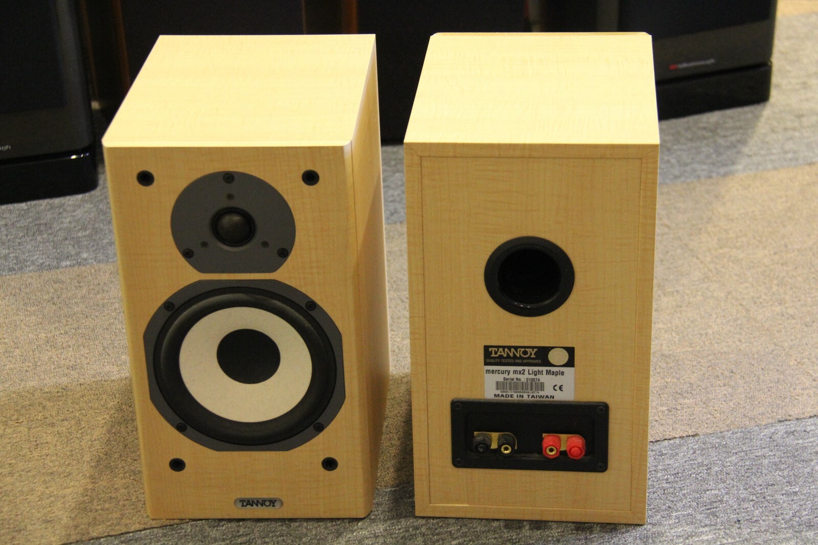 Tannoy Mercury 5 speaker set MX3/MX2/MXC light maple - great Tannoy Mercury 5 speaker set MX3/MX2/MXC light maple - great