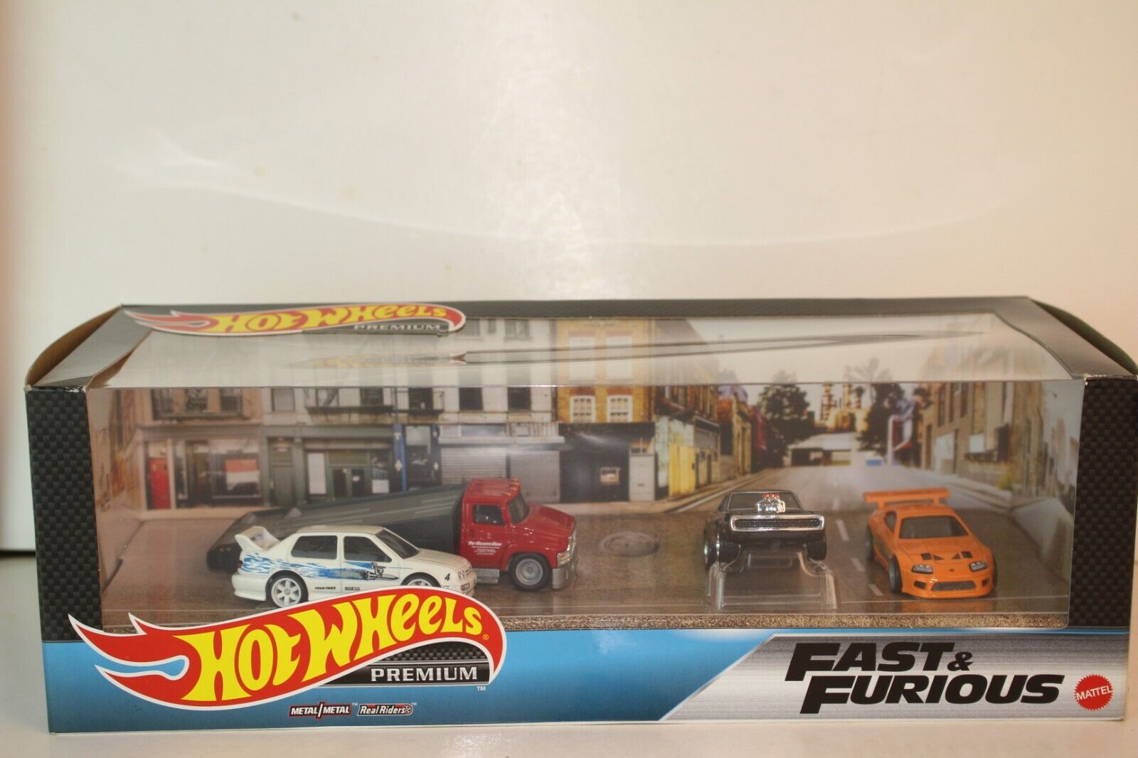 Hot Wheels Premium Fast & Furious, Jetta, Supra, Charger & Carry on Truck Hot Wheels Premium Fast & Furious, Jetta, Supra, Charger & Carry on Truck