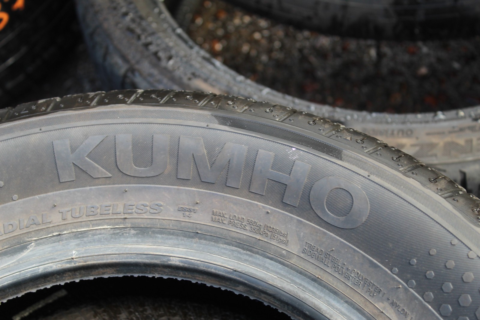 New 185 65 15 Kumho, EcoWing ES31, 88H, x1 Tyre (F1_tyres) L3789