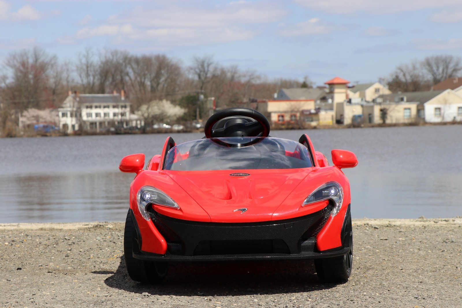 Mclaren P1 Red 12v-Dual Motor Electric Power Ride On Car with Remote Control