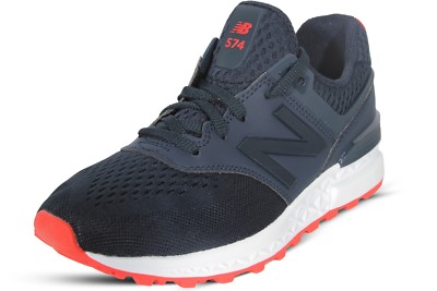 New Balance Women's Shoes Blue Red 574 Sport Classic Running Sneakers WS574EMA