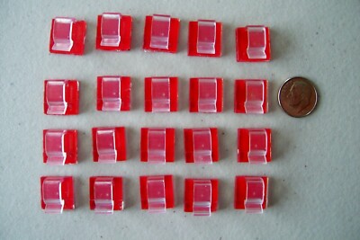 049(A) LGB TRAINS.COACH LIGHTING,TUNNELS,+ SELF ADHISIVE CLEAR, SMALL,WIRE CLIPS
