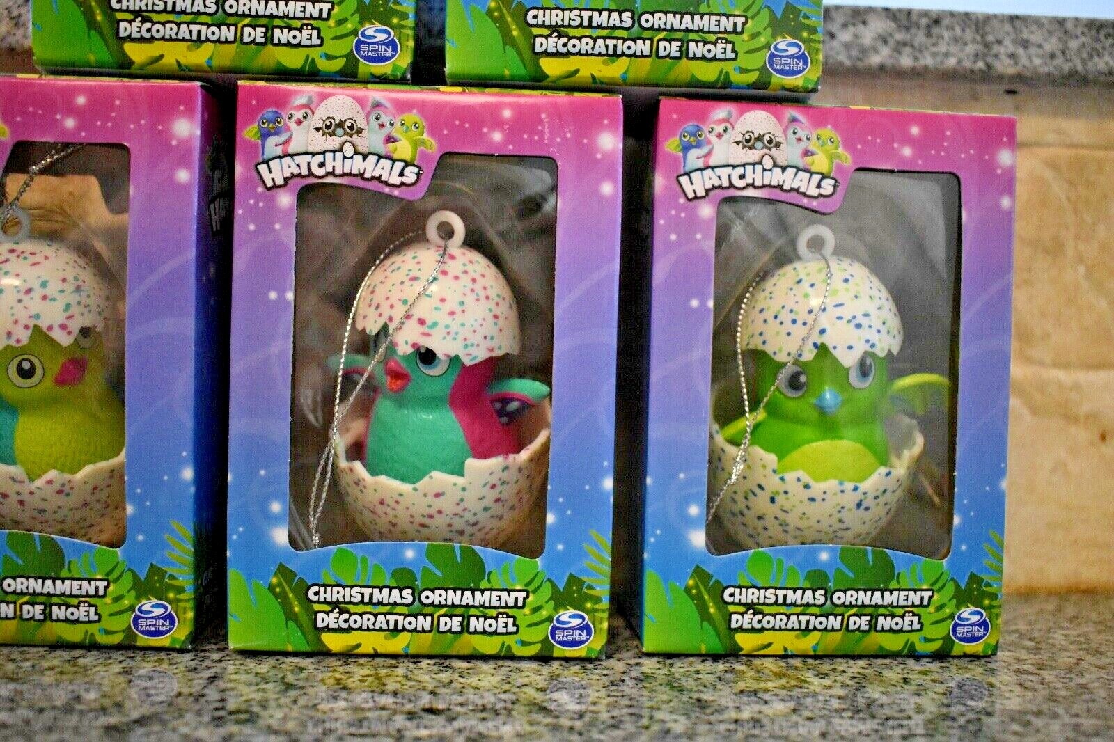 Hatchimals Ornaments Lot of 5 Different Hatchimals BRAND NEW IN BOX