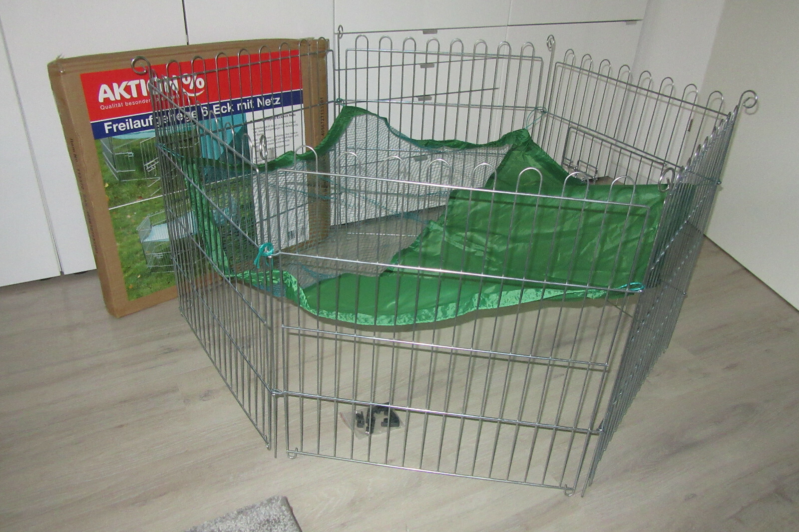 FREILAUFGEHEGE 125cm Hunde katzen Schweinchen Auslauf