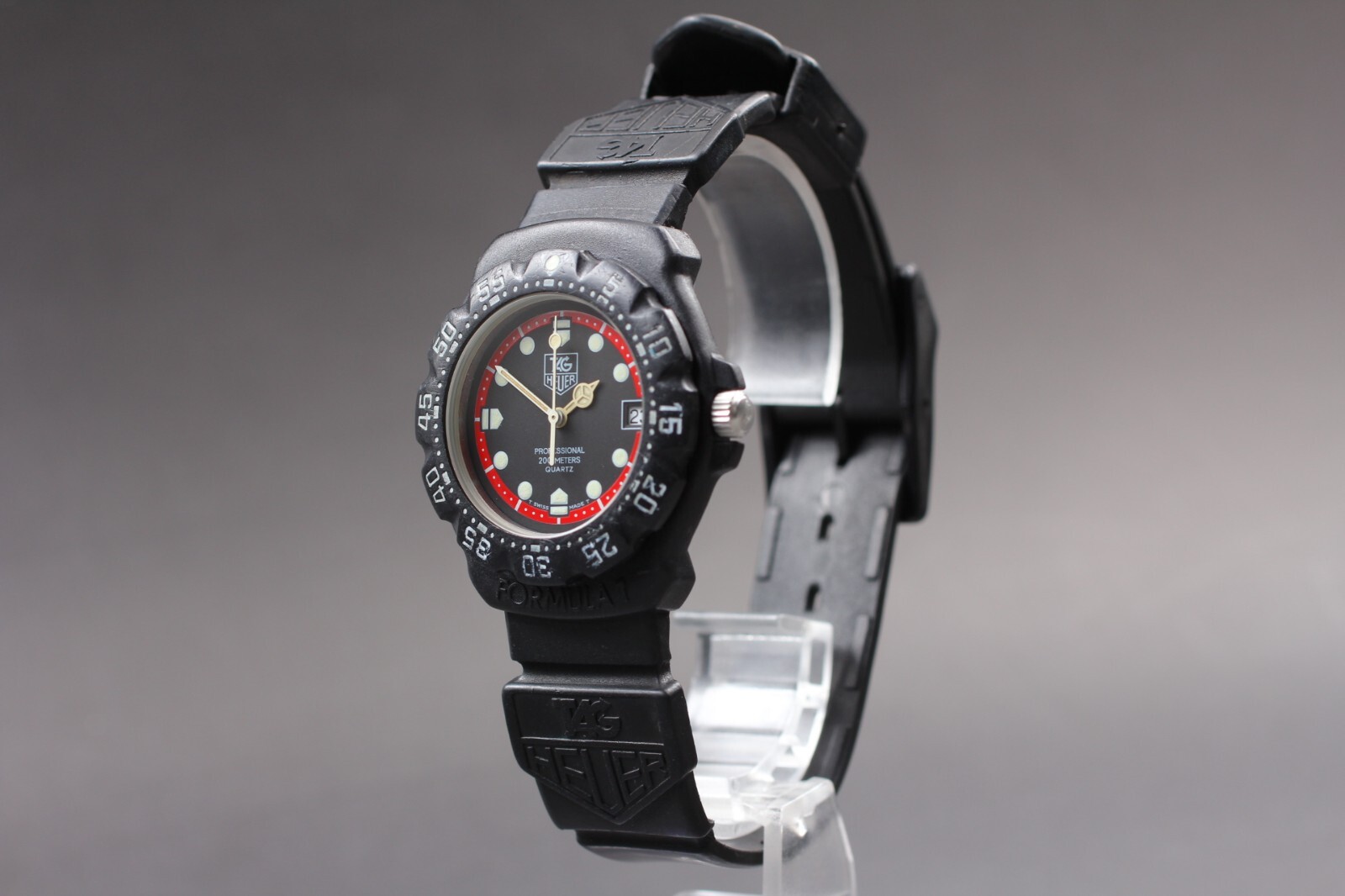 時計 TAG HEUER Formula 1 383.513/1 Qz Watch NEAR MINT] TAG Heuer Formula 1 383.513/1 Quartz Black Red