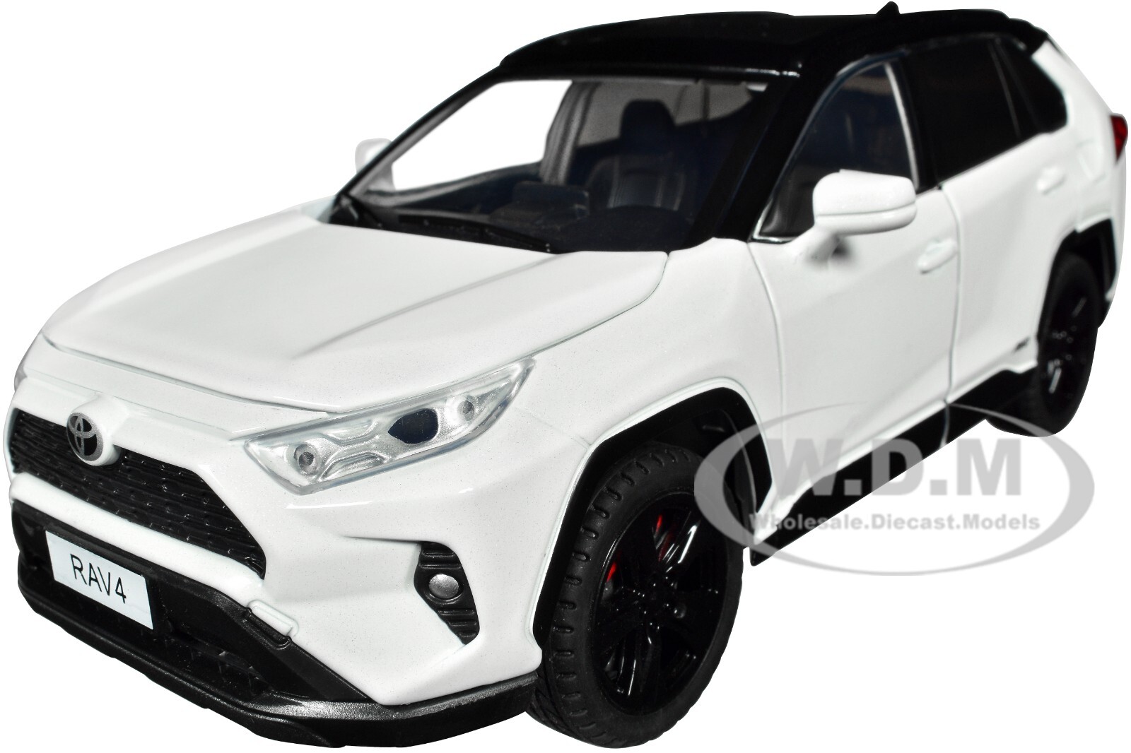 TOYOTA RAV4 HYBRID XSE WHITE 1/24 DIECAST MODEL CAR H08666