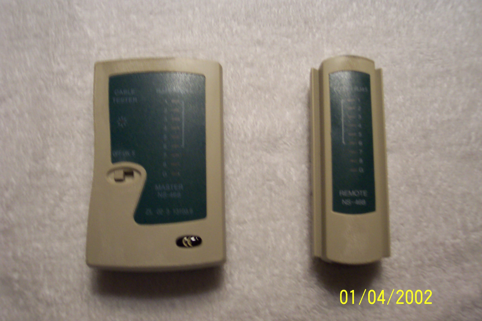 LAN Network/Phone Line Cable Tester NS-468 Master/Remote for RJ11, RJ12 & RJ45