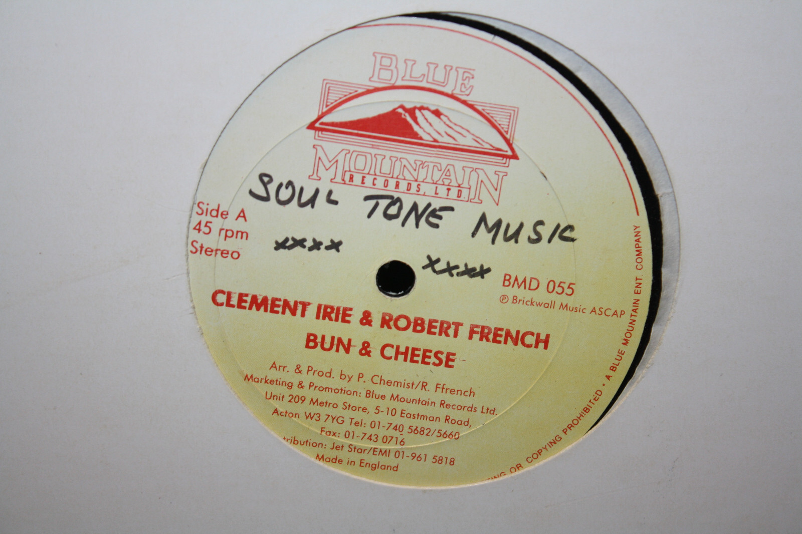 レゲエ Bun & Cheese Clement Irie Robert Fre Clement Irie & Robert French – Bun & Cheese Reggae 12