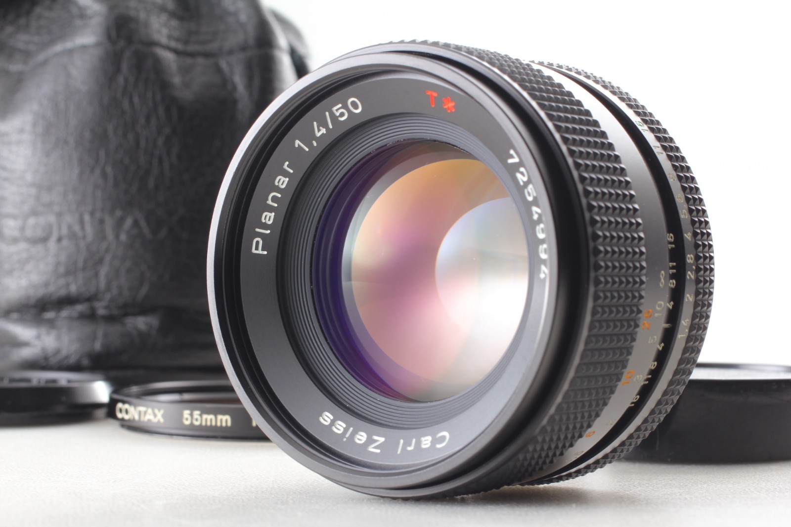 contax Carl Zeiss Planar 50mm 1.4 入れ物付き 作例あり】CONTAX Carl Zeiss Planar T* 50mm F1.4 MMJ 整備済