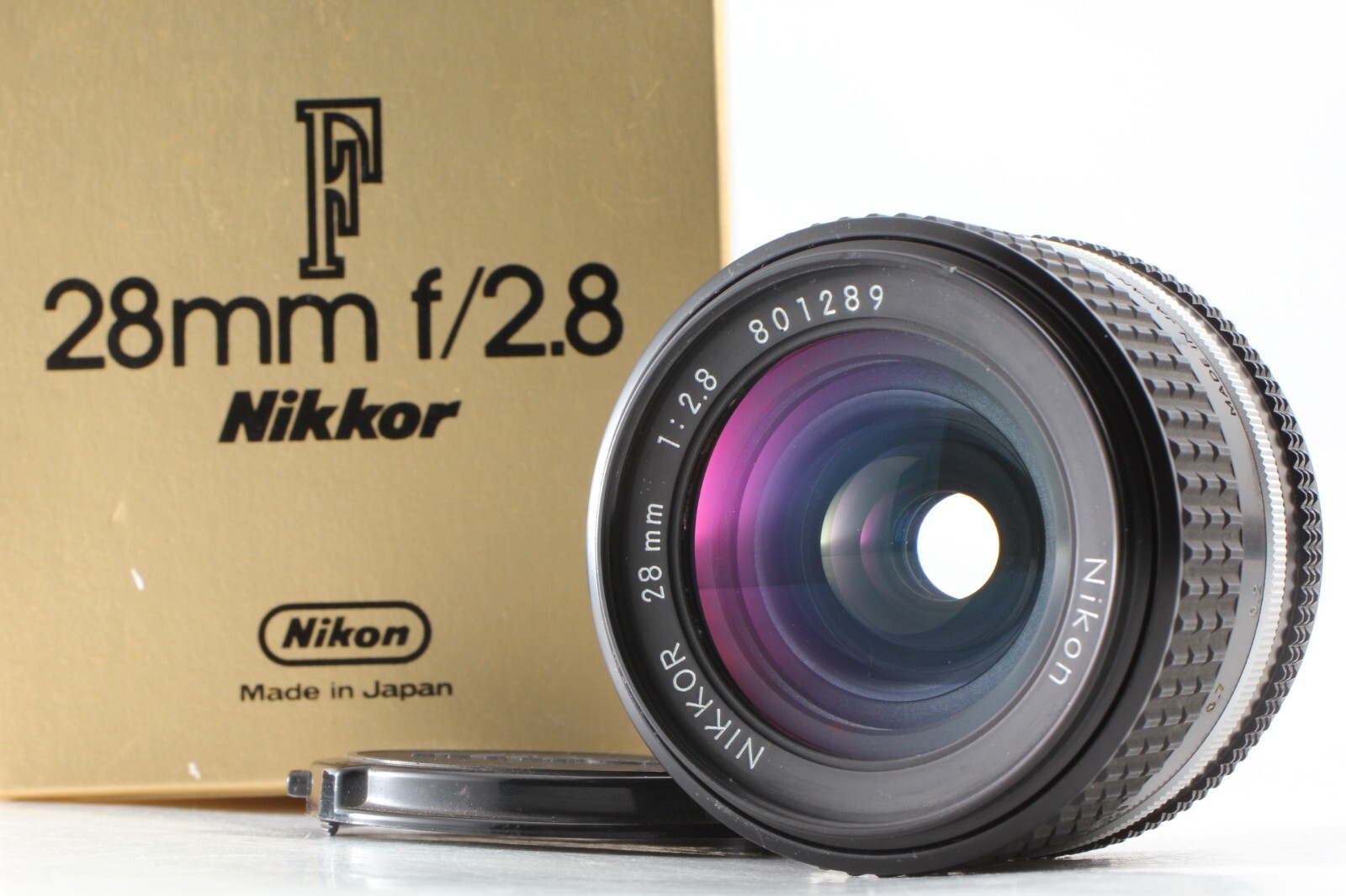 In Box ] Nikon Ai-s AIS Nikkor 28mm f2.8 MF Lens from Japan