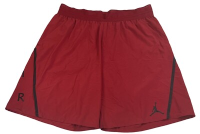 Nike Dri-Fit Air Jordan Men Shorts XL Ultimate Flight Red Athletic Shorts-NWT