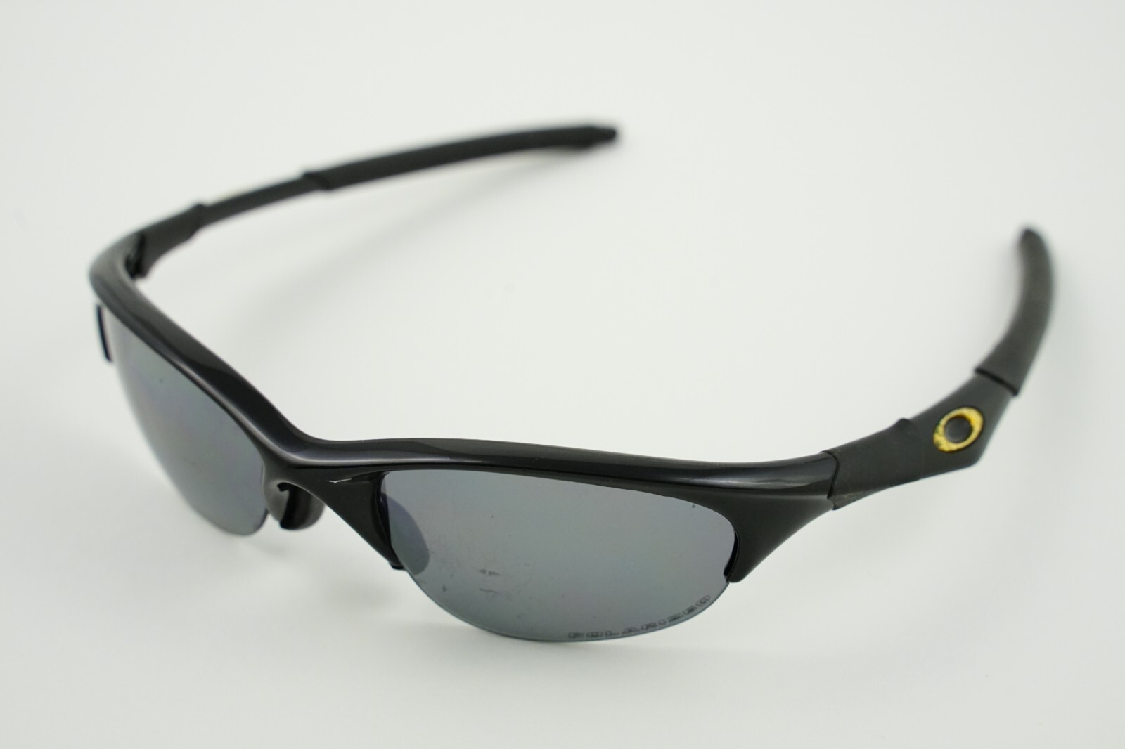OAKLEY Half Jacket Jet Black 中古品 New Oakley Half Jacket 1.0 XLJ Jet Black W/ Deep Water Blue