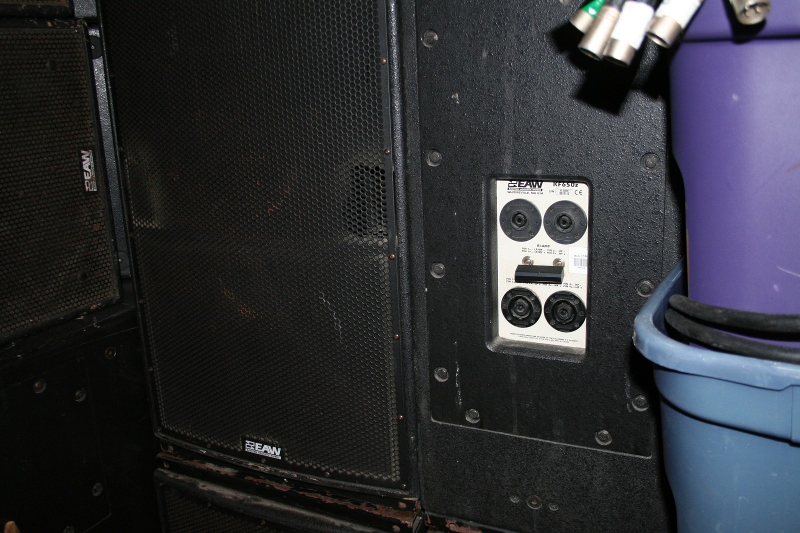 2 Pair EAW KF650z 3-way Loud Speakers Eastern Acoustic Works Four Speakers Total