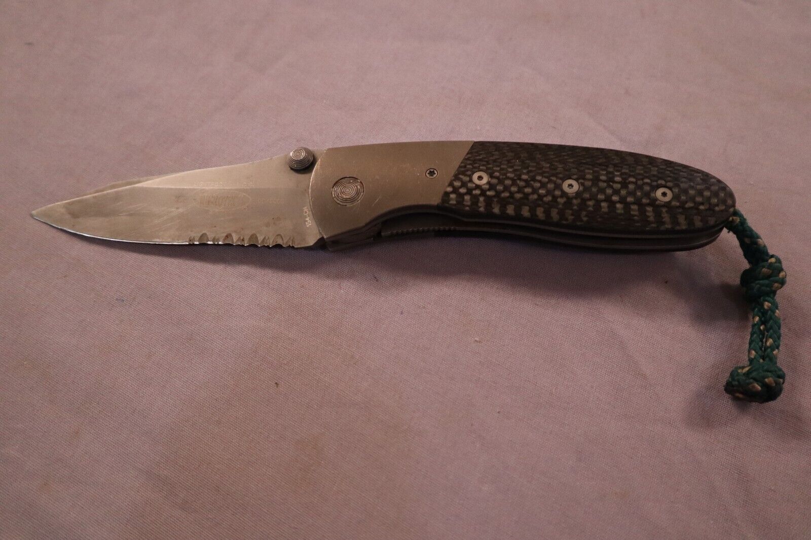 Microtech Lightfoot - LCC Knife Folder Stonewash 154CM Blade Microtech Lightfoot - LCC Knife Folder Stonewash 154CM Blade