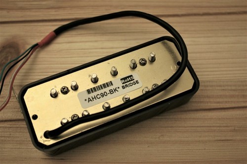 Artec H-90 P-90 Sized Humbucker Pickup Set  Ceramic Black