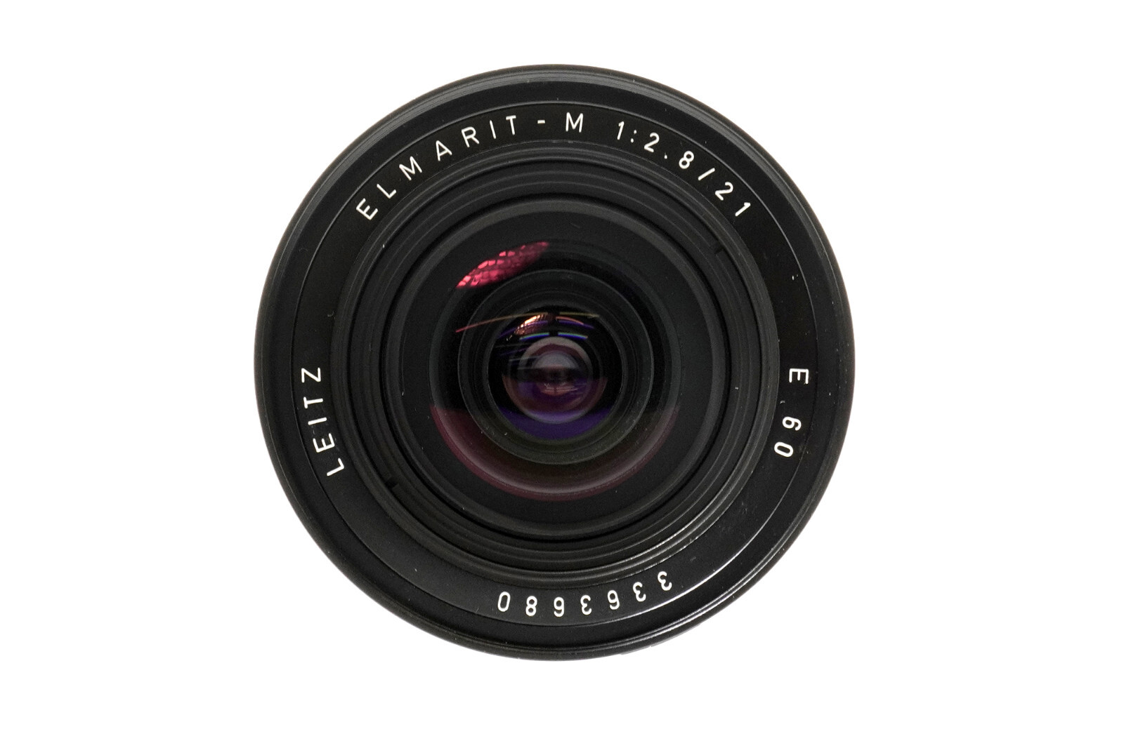 Leica Elmarit-M 21mm F2.8 E60 レンズ Leica 21mm f2.8 Elmarit-M E60 Lens W/UV 11381 & Caps 3425374