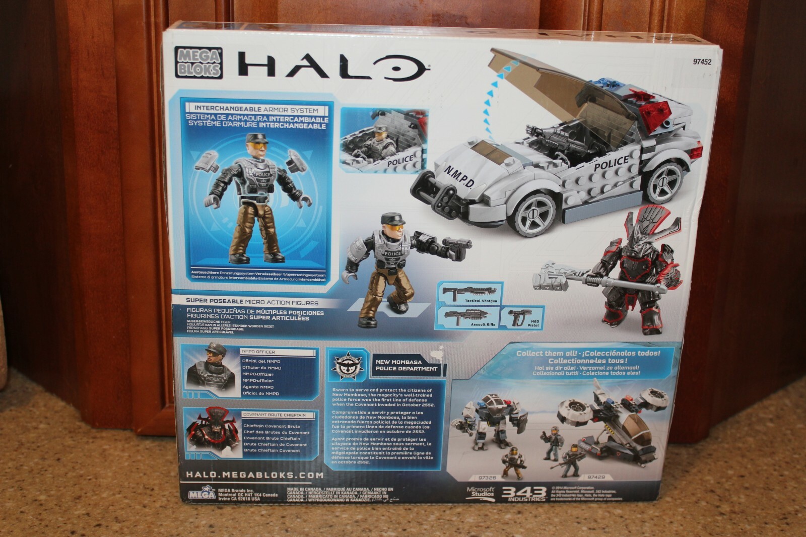 Mega Bloks Halo Police Cruiser Standoff Building Set # 97452 NEW IN BOX