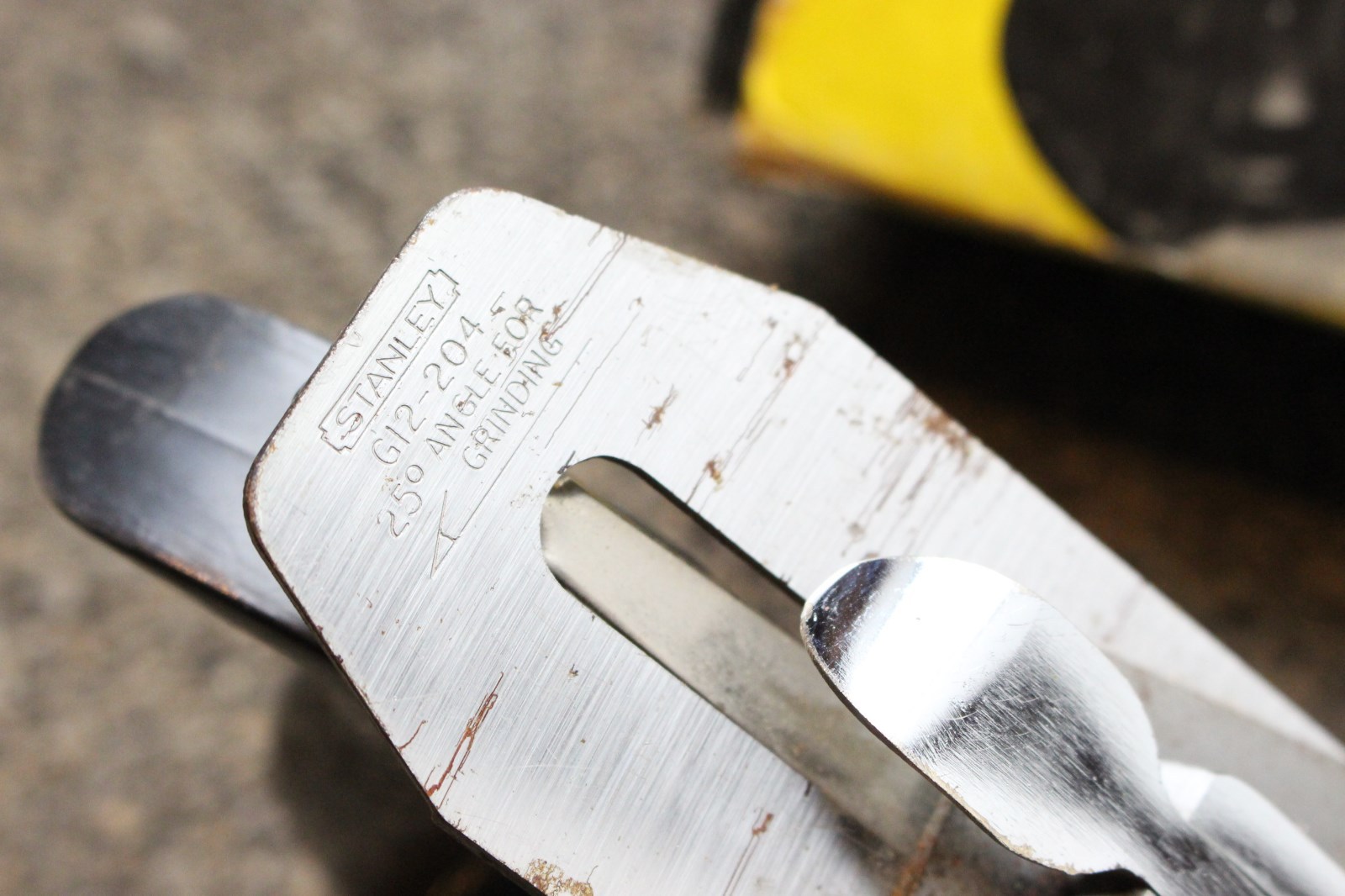 Stanley 25° Angle Smooth Bottom Wood Plane G12-204 Made in England With Box