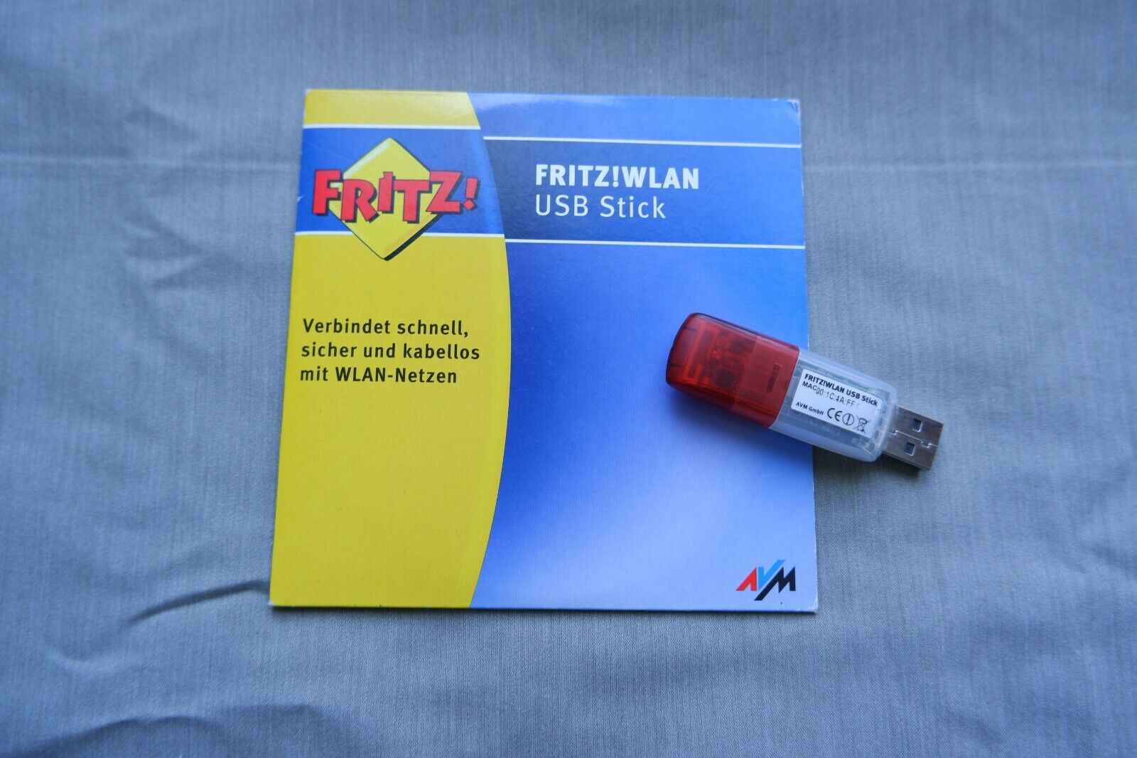 Fritz WLAN USB-Stick Mac 00:1C.4A:FF