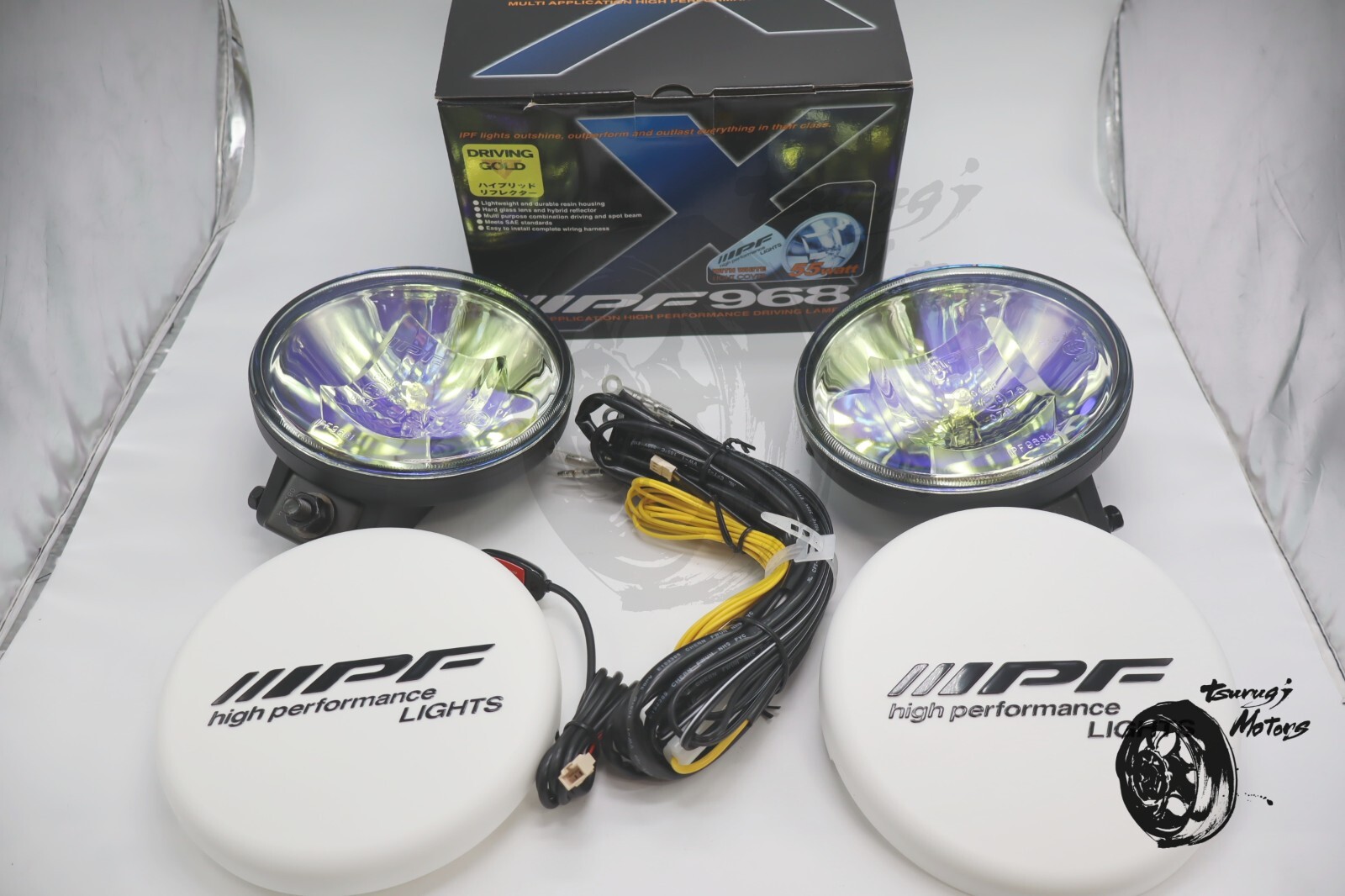 IPF ライト 968 IPF 968 Hybrid Reflector Yellow Clear Fog Driving Lights S