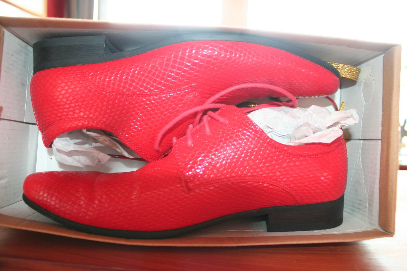 Herrenschuhe in Rot Größe 40 von Gareder (Garde-Tanz)