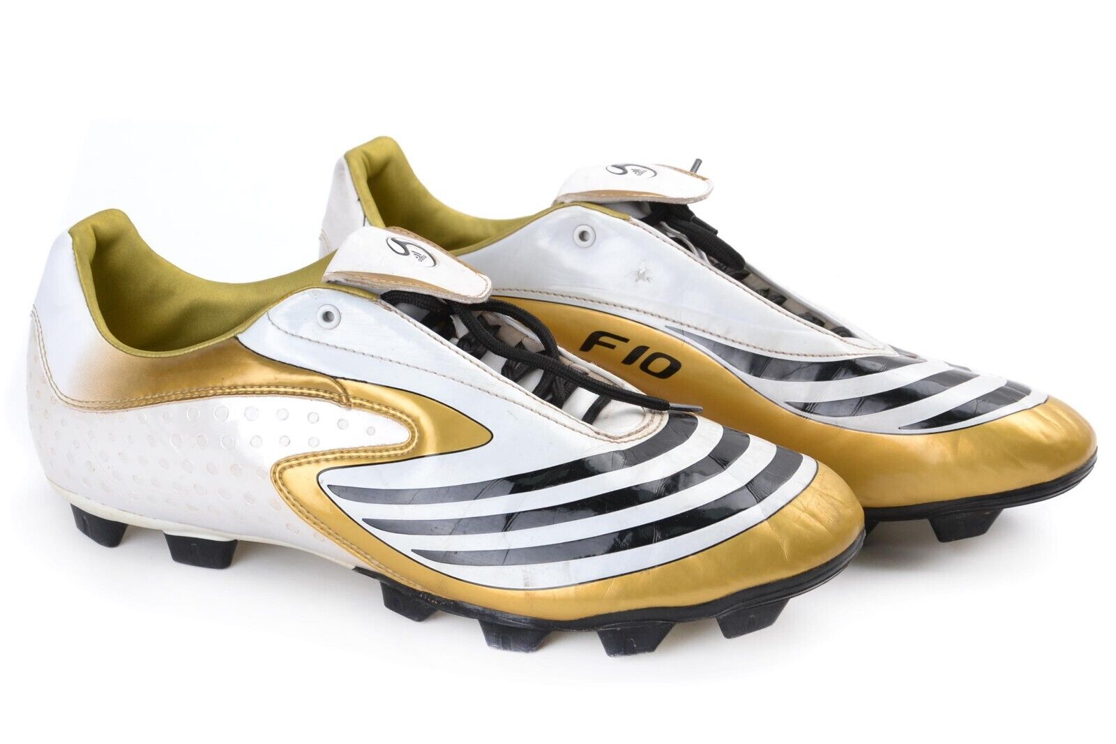 ADIDAS F10.8 FG SOCCER BOOTS CLEATS 098126 2008 US 11 MENS ADIDAS F10.8 FG SOCCER BOOTS CLEATS 098126 2008 US 11 MENS