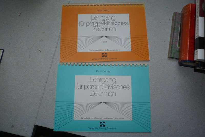 2 Livres - Lehrgang FÃ¼R Perspektivisches Zeichnen Peter DÃ¶Ring