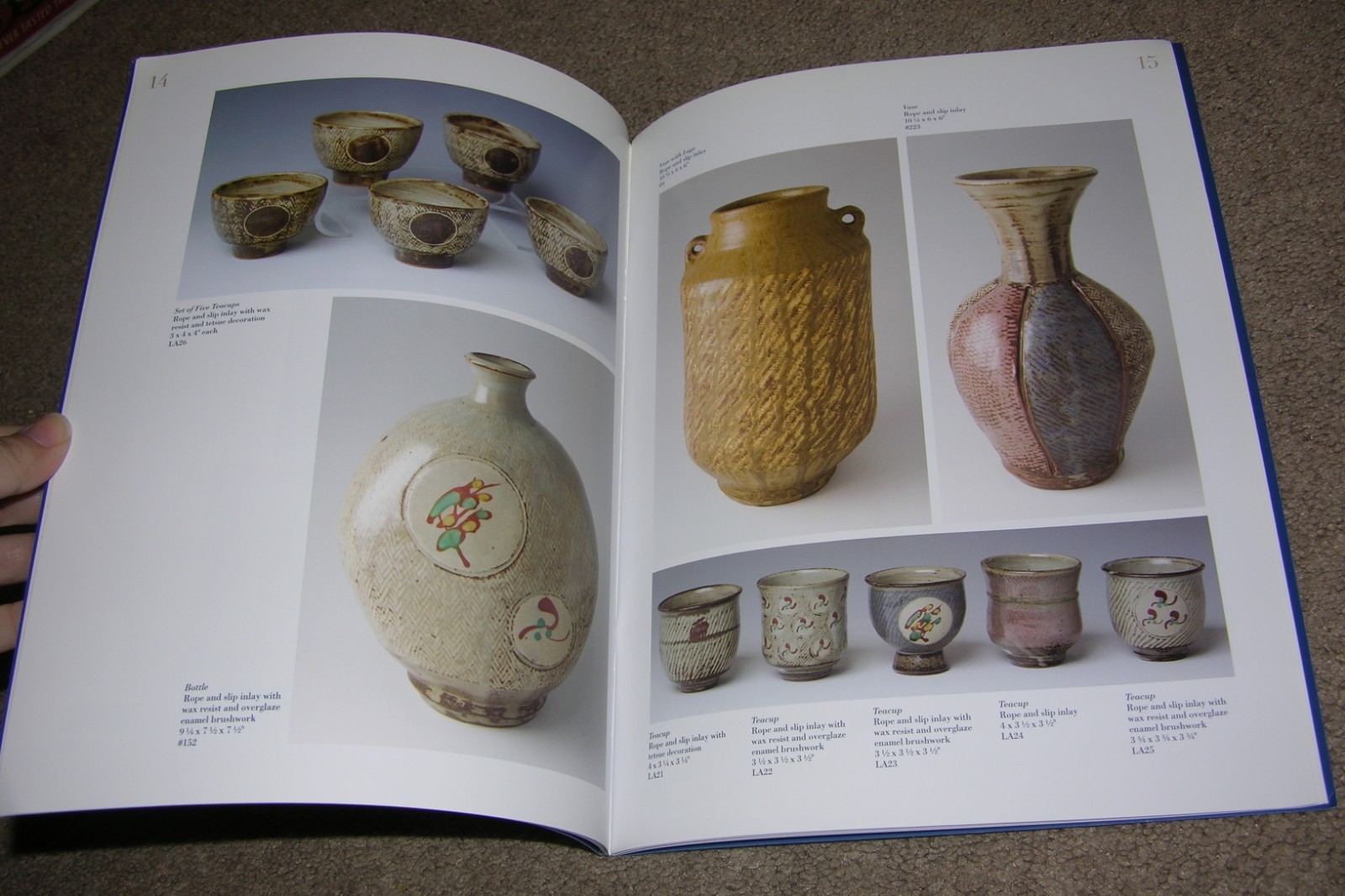 Tatsuzo Shimaoka Pottery A Tribute Catalog, Pucker Gallery Boston MA