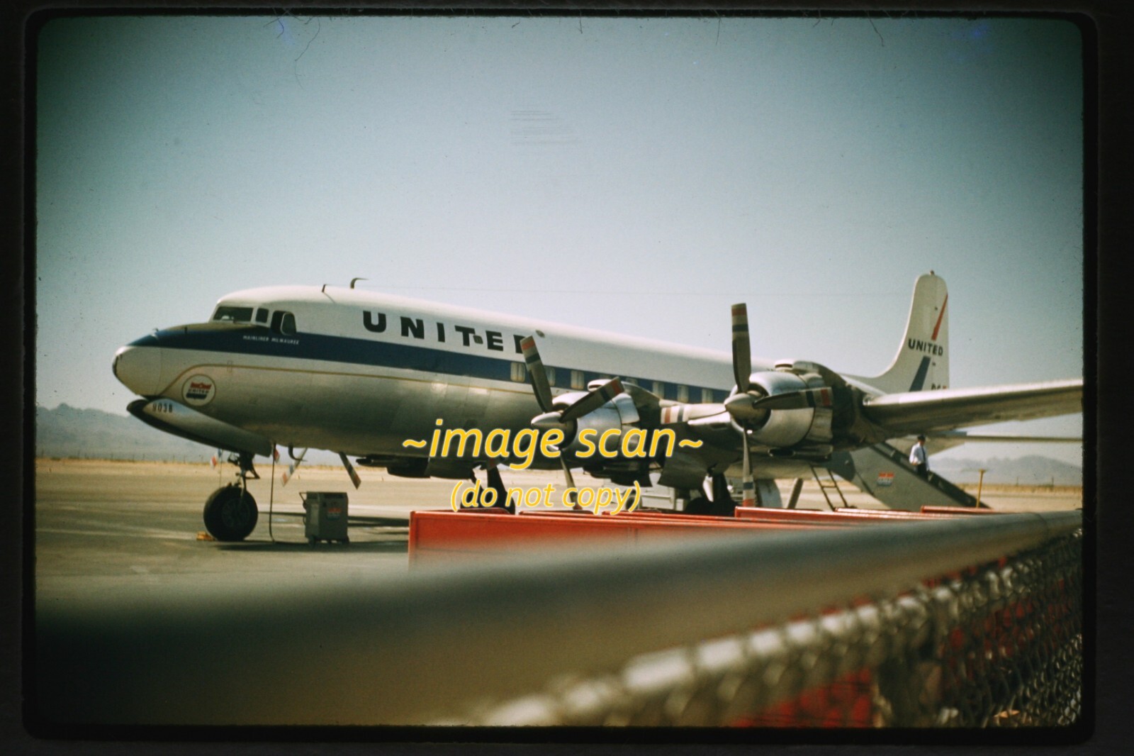 【ビンテージ】1958年 United Airlines Mile Club United Airlines Boeing 727-22C N7419U Late 1960s 8