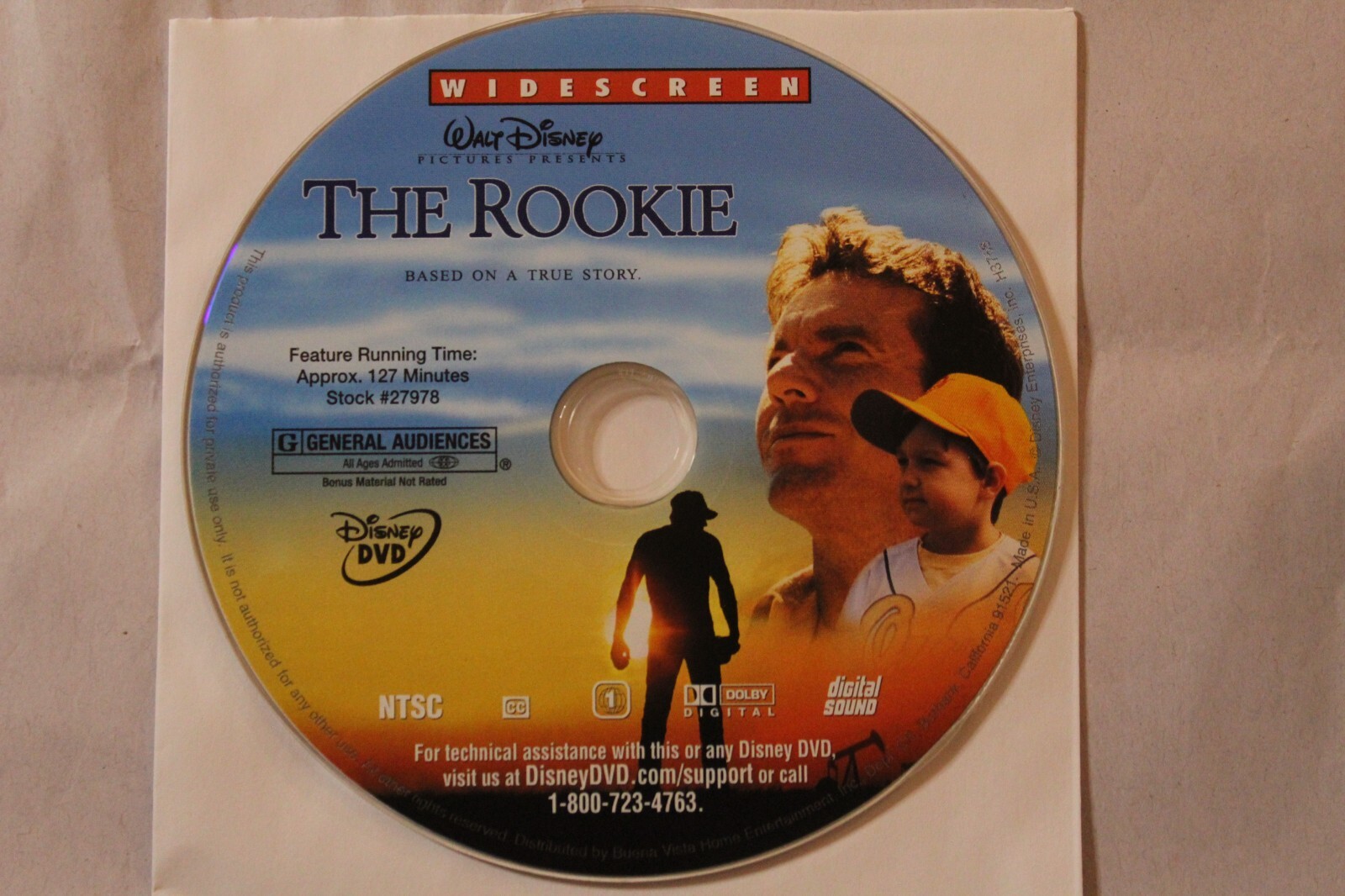 The Rookie (DVD, 2002, Widescreen) 786936165432| eBay
